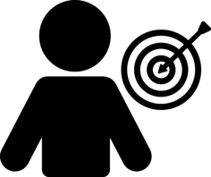 Man With Target Laser Cut Svg File, Free Vectors File